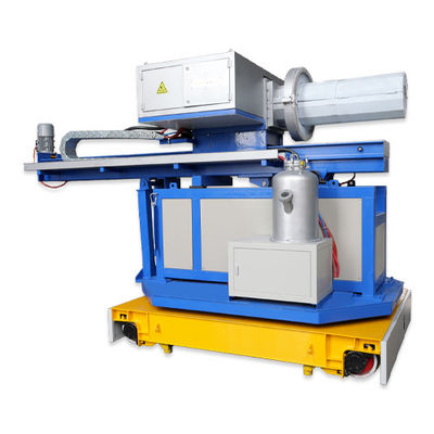 Máquina de inyección de flujo de gas de nitrógeno o argón de pureza con temperatura de líquido de aluminio de 680-750 C y velocidad del rotor de grafito de 0 ¥ 400 r / min