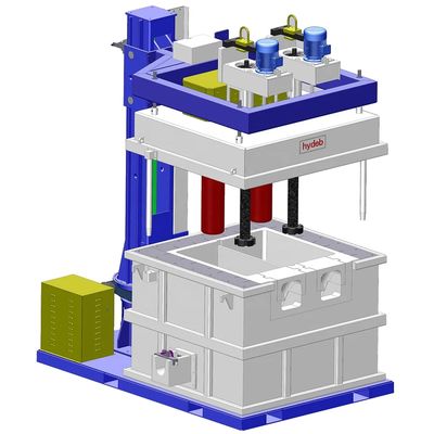 Máquina de desgasificación de aluminio de 3 fases con velocidad del rotor de grafito de 100-600 R/min y presión ajustable 0,1-0,6 MPa
