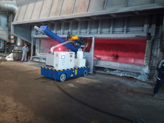 Velocidad del rotor de grafito 0 ¥ 400 r/min Máquina de inyección de flujo rotativo para el refinamiento de aluminio