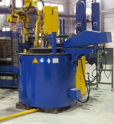 Calentador de aluminio fundido Horno de fusión de aluminio con control de temperatura de doble punto Temperatura uniforme ≤ ± 5C