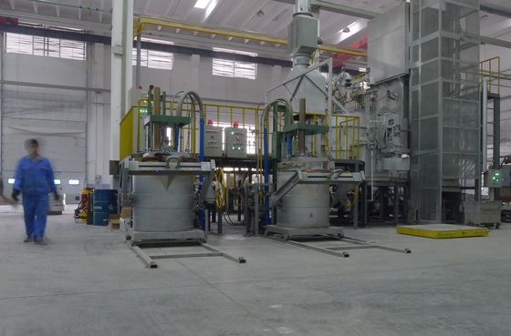 Sistema automático de precalentamiento de la cuchara con uniformidad de la temperatura de horneado ≤ 50C Frecuencia 50Hz Modo de control de temperatura Manual