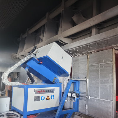 Unidad de desgasificación giratoria potente para la refinación de gas Potencia total kW 3 kW y caudal de gas refinado L/min Ajustable de 15 a 30