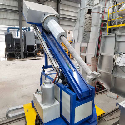 Máquina de desgasificación de aluminio fundido ajustable para el caudal de gas refinado y tamaño de partículas de flujo ≤ 5 mm