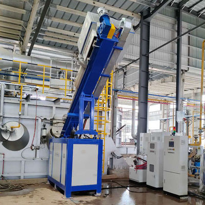 Máquina de desgasificación de aluminio fundido ajustable para el caudal de gas refinado y tamaño de partículas de flujo ≤ 5 mm