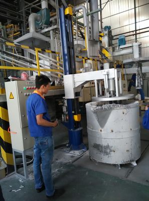 Máquina de desgasificación de refinación de aluminio de 50 Hz con ≥ 99,996% de gas refinado