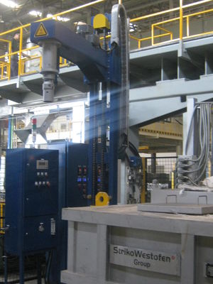 Eficiencia de desgasificación del 60% Unidad rotativa de desgasificación con 1-3 rotores y frecuencia de 50 Hz