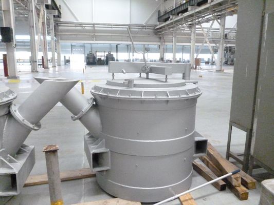Máquina de desgasificación de aluminio de tres fases y cuatro alambres de suministro eléctrico para el flujo de refinación fina Tamaño de partícula ≤5 mm