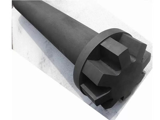 Diámetro 90 mm Rotor de grafito longitud del eje personalizada para la industria