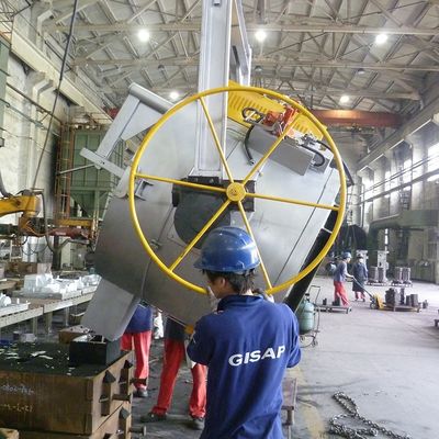 Capacitación de las cucharas de transferencia de aluminio fundido de grado industrial 1000 kg Aumento de la temperatura de la superficie ≤50