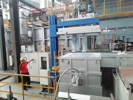 Unidad de desgasificación rotativa en línea para el proceso automático de desgasificación