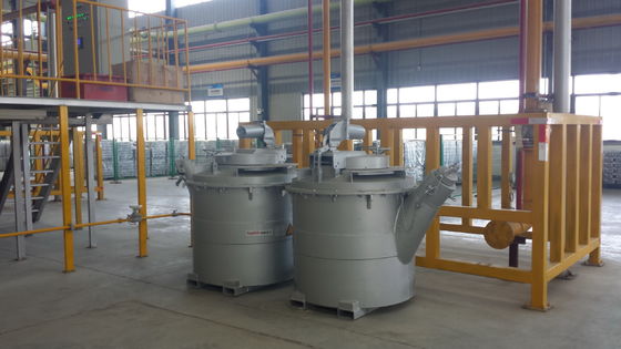 Superficie lisa acabado de transferencia de aluminio fundido cucharas Solución óptima para la transferencia de aluminio