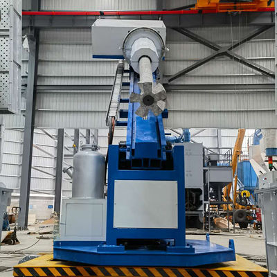 Inyector de flujo giratorio con servomotor de control de presión de inyección 0-300 mm/s Velocidad y presión de 25 MPa para el refino de aluminio