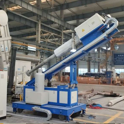 Inyector de flujo giratorio con servomotor de control de presión de inyección 0-300 mm/s Velocidad y presión de 25 MPa para el refino de aluminio