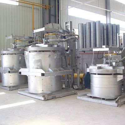 Sistema de inclinación de cucharas de transferencia y revestimiento fundible para cucharas de transferencia de aluminio fundido