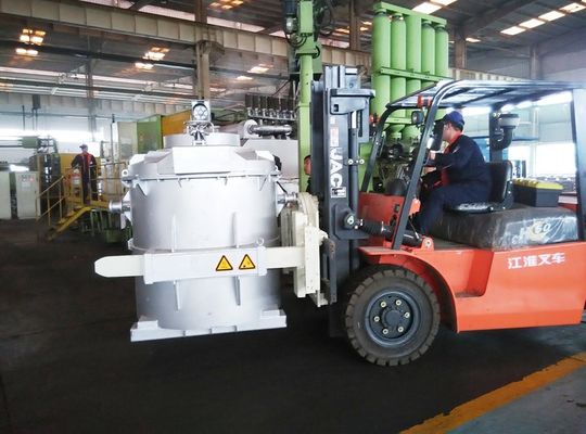 24 meses Vida útil Cucharas de transferencia de aluminio fundido para aplicaciones de alta temperatura