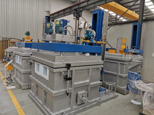 Unidad de Desgasificación Rotativa en Línea para Fusión de Aluminio 0-1200°C Rango de Temperatura Dimensiones 1200x800x1500mm Extracción de Gas de Alta Eficiencia Construcción de Acero Duradera