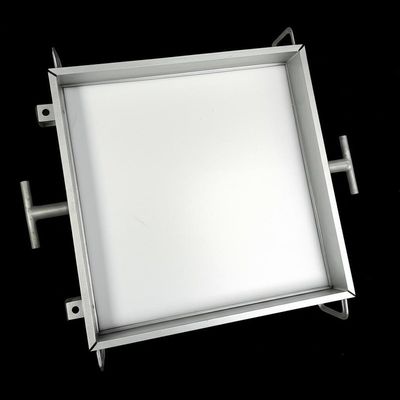 Caja de filtración transparente con capacidad de 2 libras y 17'*17'*1 dimensiones de placa para fundición y fundición de aluminio