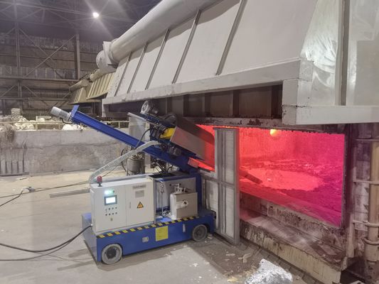 930 kilogramos de 880m m de pequeño aluminio de aluminio eléctrico del horno fusorio del lingote rápidamente que derrite