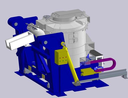 Cucharones de transferencia de aluminio fundido con características de seguridad y boquilla de vertido incluida