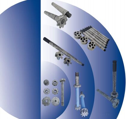 Graphite Rotor Shaft for Rotary Flux Injector with High-Temperature Resistance Thermal Shock Resistance and Self-Lubrication