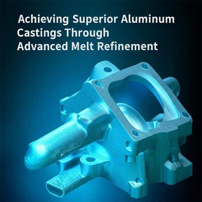 Inyector de flujo giratorio del eje del rotor de grafito para la eliminación de hidrógeno con tiempo de desgasificación ajustable