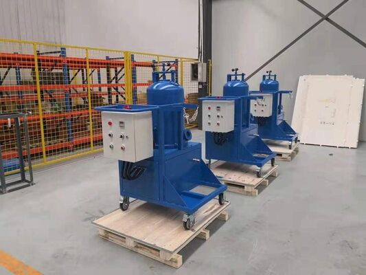 Máquina de inyección de flujo de 120L de capacidad de crisol con oscilación del rotor de 30° e inyección de 0-500 G/min para el refino de aluminio