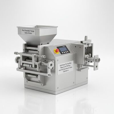 Rango de diámetro de varilla 5 mm 25 mm Unidad de alimentación de varilla optimizada para alimentación de material Varilla AlTiB y diámetro de varilla 8-13 mm Operaciones