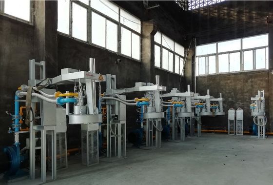 Sistema de precalentamiento con cuchara para aluminio de presión de 5000 Pa