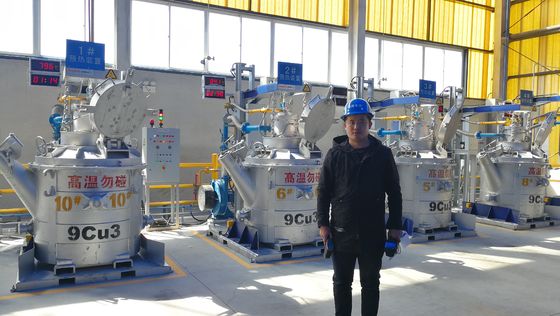 Cucharón de gas que precalienta el sistema 900c