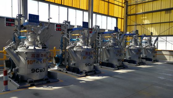 Cucharón de gas que precalienta el sistema 900c