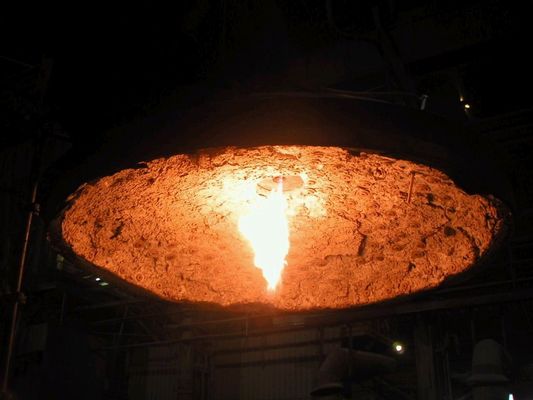 Plata de la fuente del gas para la estación 50 M3/H del precalentador de las cucharones del traspaso térmico 900 grados