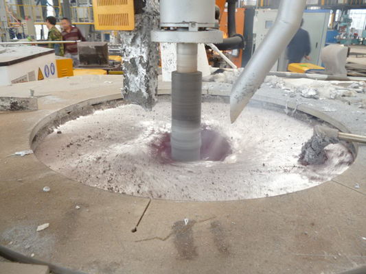 0-99 Min Tiempo de refinación Unidad de desgasificación rotativa con 4 kW de potencia total para pulverización de polvo de flujo refinado Cantidad 0-350 G/min