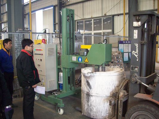 Ruedas de mudanza proceso de 3 fases de refinar el aluminio para el líquido del aluminio de la pureza
