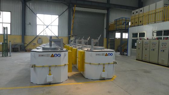 Crisol de aluminio del horno fusorio de 1000KG 980C para las pérdidas de pocas calorías de aluminio de fusión