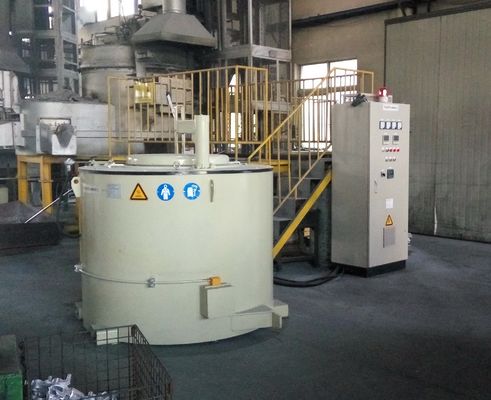 temperatura que mantiene del pequeño horno de la fundición de la inducción de Coreless del casquillo de 0.60Mpa 1000KG