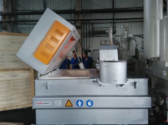 Aluminio de plata de 800KG 0.60MPa que derrite y que sostiene el aluminio del horno 950 grados