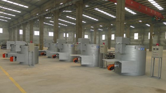 Horno eléctrico del vacío de gas 250KG del LPG pequeño para el metal de fusión 0.60Mpa