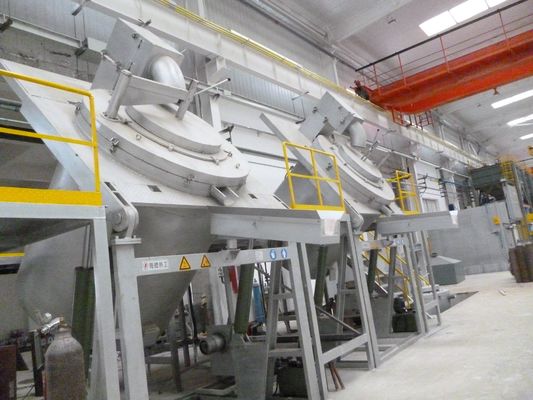 Fuego de crisol de aluminio para la producción a pequeña escala