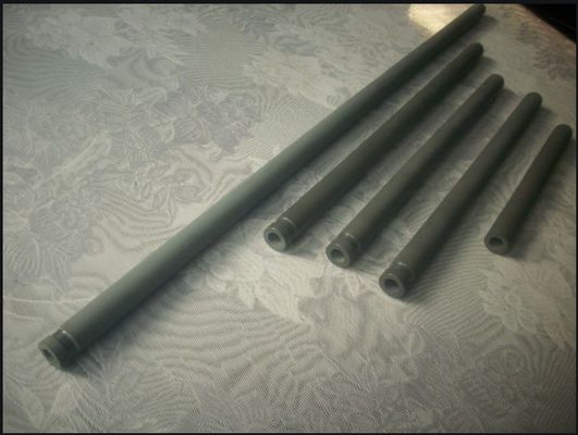 28 milímetros del negro sic del termopar de los tubos de cerámica de la protección del tubo de resistencia de choque de cerámica