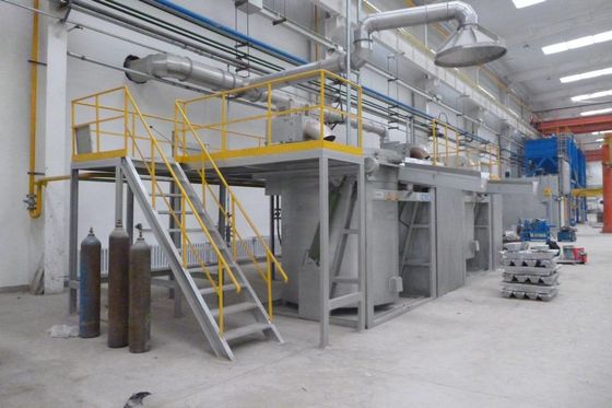 Hornos industriales y gas natural de aluminio del NG del LPG del horno fusorio para derretir