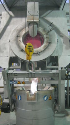 capa de inclinación de fuel del aislamiento del LPG del horno de la fundición eléctrica de 980C 600KG