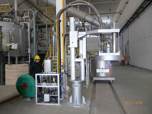 Cucharón de aluminio fundida inmóvil de la transferencia que precalienta los precalentadores de la cucharón del sistema