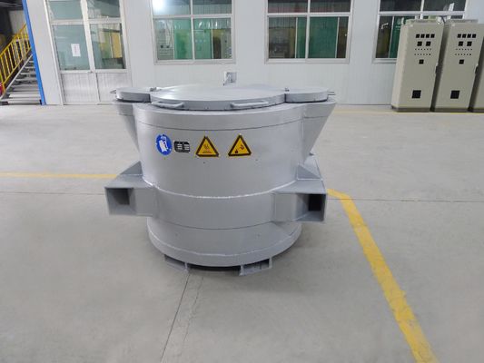 Proceso del horno de arco de la cucharón de la capacidad de Grey Forklift 500KG para la fundición a presión