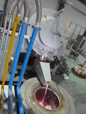 Horno de contención de aluminio para el área de fundición de aluminio