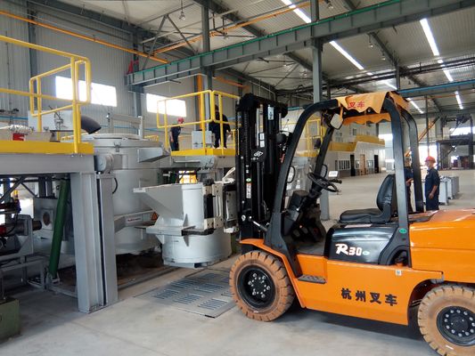 Fundición a presión de la alta presión de aluminio inclinable hidráulica del horno fusorio 1000KG para HPD