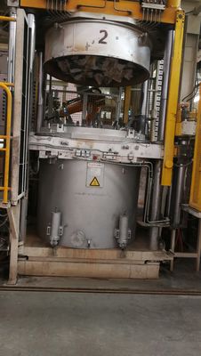 Horno de crisol de aluminio de plata 900KG
