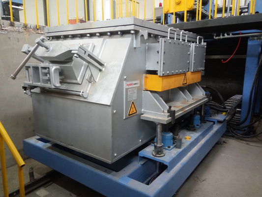 Crisol de aluminio del horno de la tenencia 1500KG para la temperatura que mantiene de aluminio de fusión