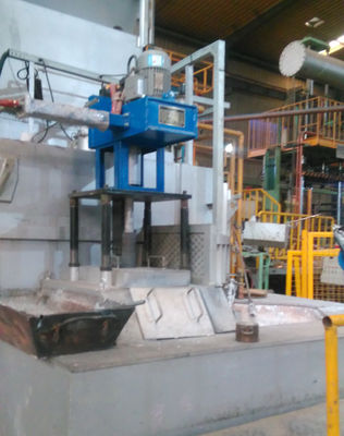 Desgasificación constante con 4kW de potencia total Máquina de desgasificación de aluminio y velocidad de flujo de gas ajustable
