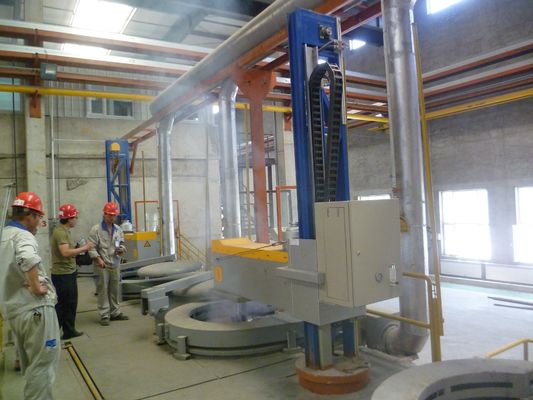 desgasificación al vacío del proceso de refinamiento de 15L/Min Stationary Type Rotary Aluminium del acero