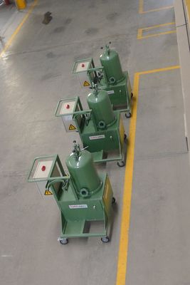 El dispositivo del inyector del flujo de Deslagging del verde 30KG para la aleación de aluminio a presión fundición